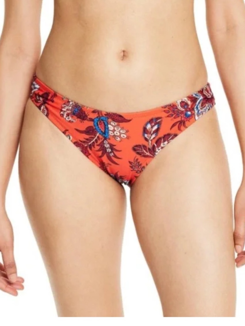 Rhode swim bikini bottoms red and blue size XS new